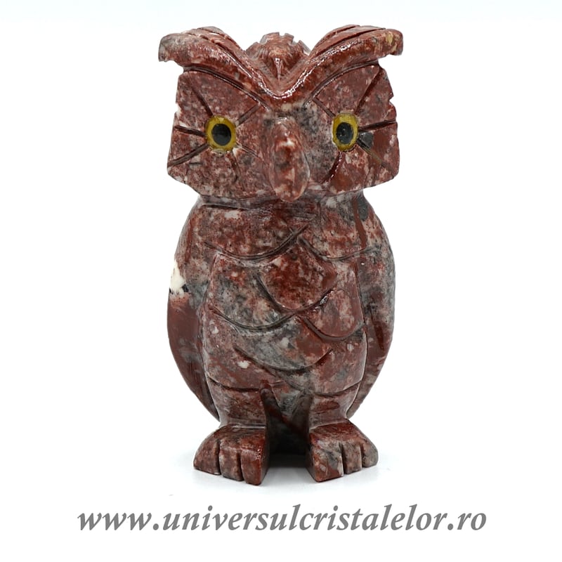 Figurina steatit bufnita unicat c1