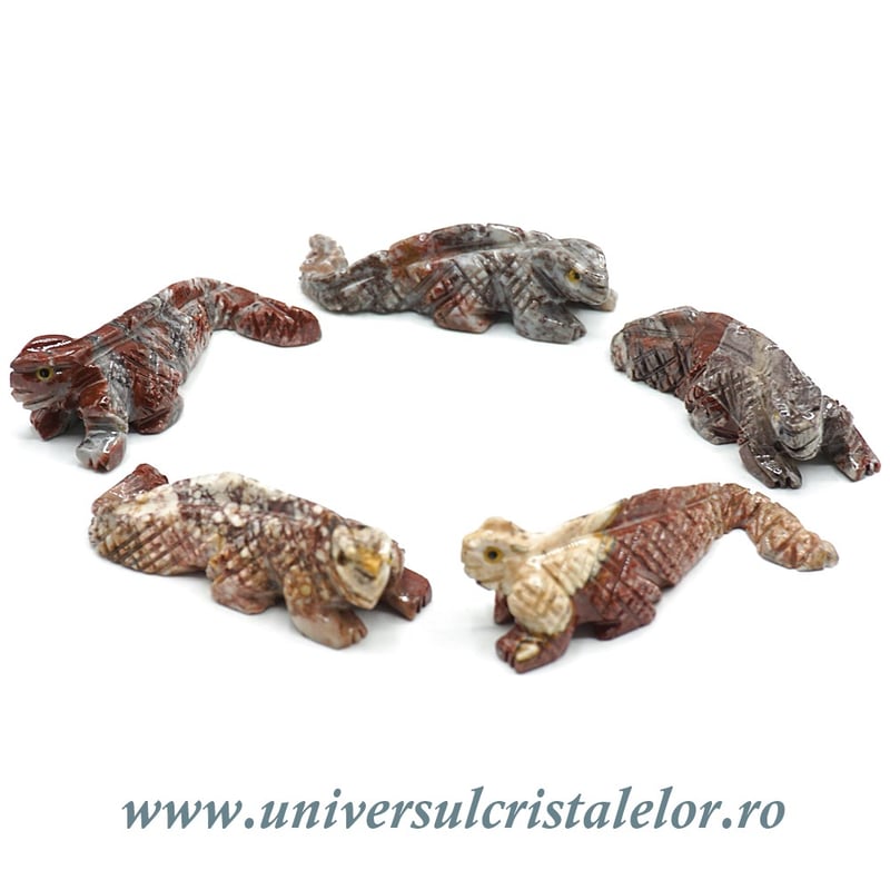 Figurina steatit iguana