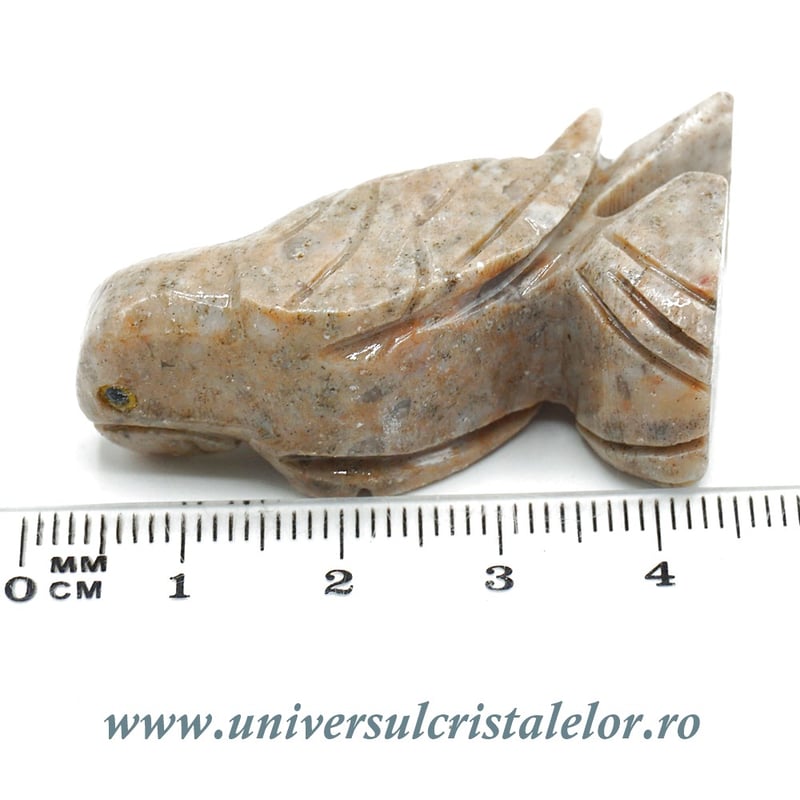 Figurina steatit papagal