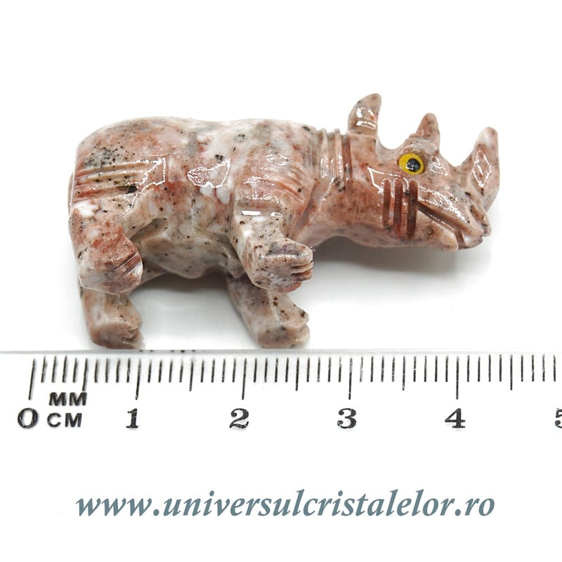 Figurina steatit rinocer