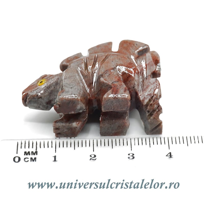 Figurina steatit dinozaur Stegosaurus