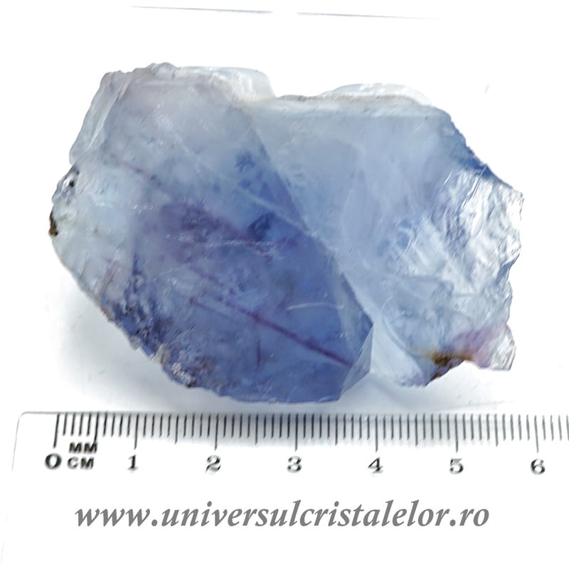 Fluorina albastra mineral unicat m2