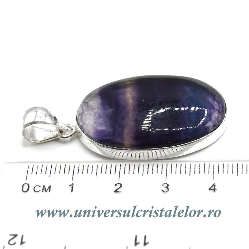 Pandantiv fluorina multicolora unicat m02