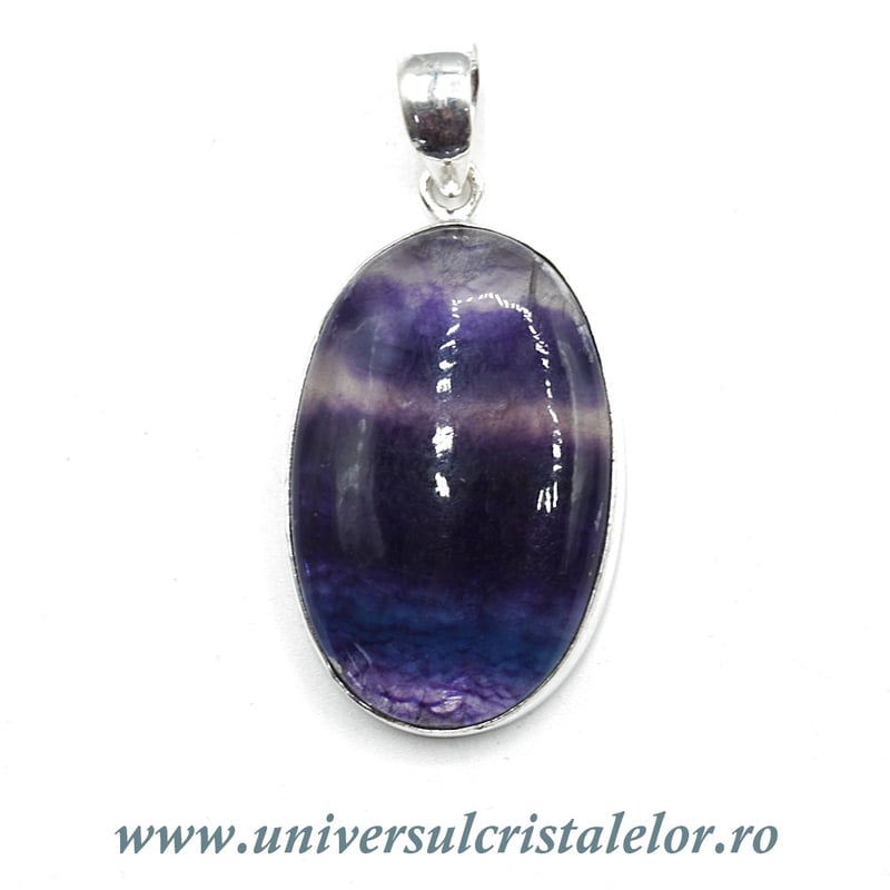 Pandantiv fluorina multicolora unicat m02