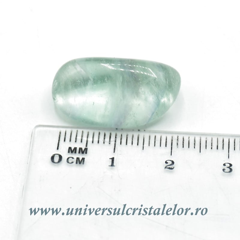 Fluorina verde piatra rulata