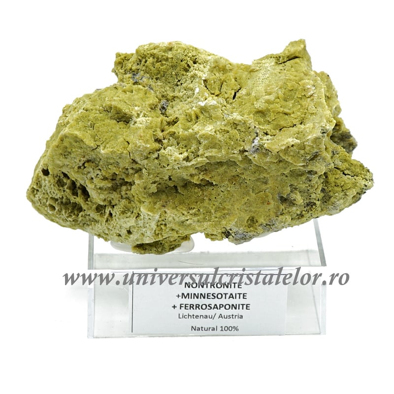 Nontronit ( cu Minesotait si Ferosaponit ) mineral unicat m5
