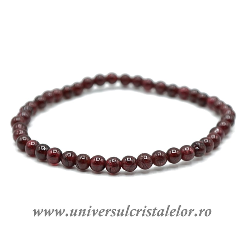 Bratara granat rotund - 4 mm