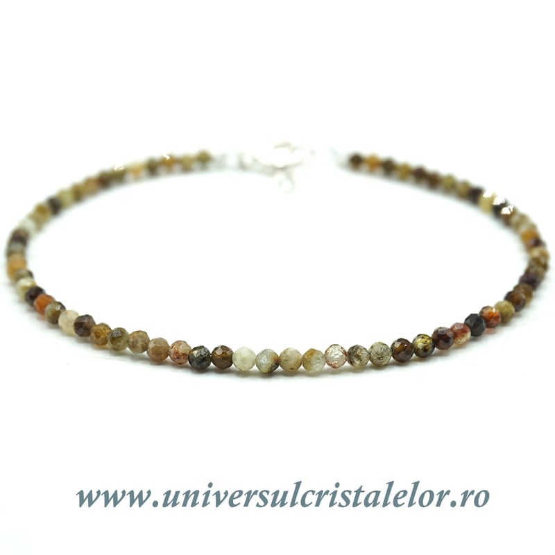 Bratara granat verde