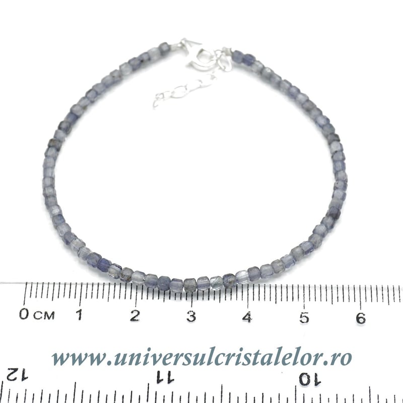 Bratara iolit cub fatetat - 2,5mm