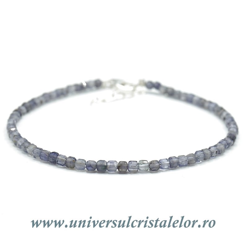 Bratara iolit cub fatetat - 2,5mm