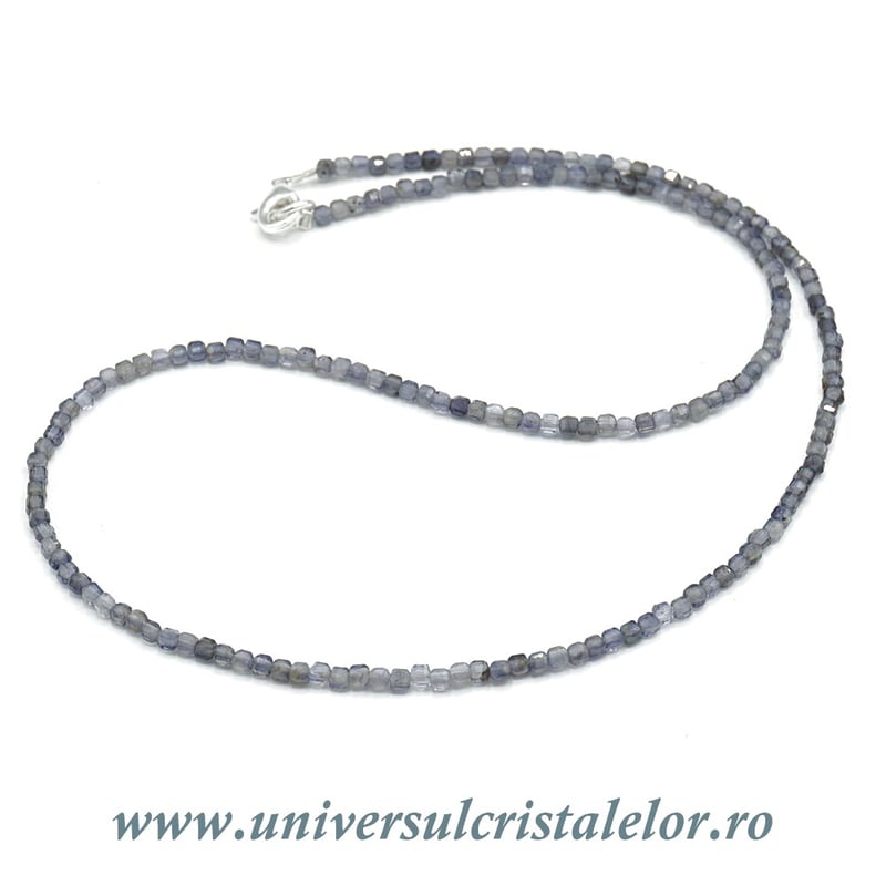 Colier iolit cub fatetat - 2,5mm