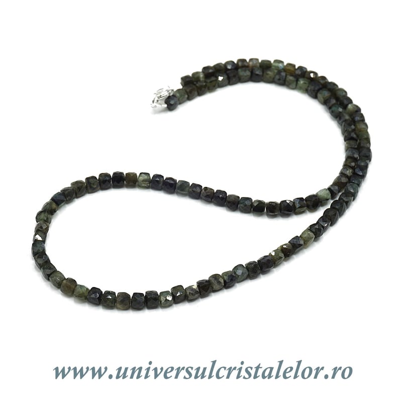 Colier jad ( nefrit ) cub fatetat - 4.5 mm