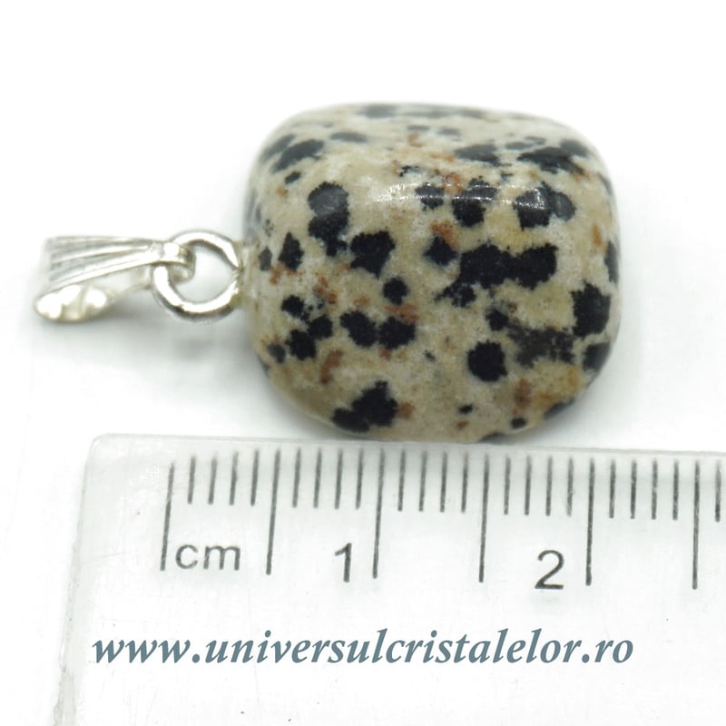 Pandantiv jasp dalmatian