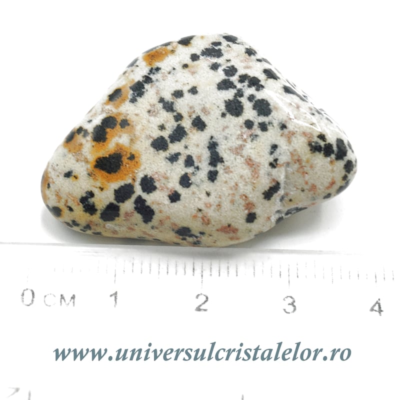 Jasp dalmatian piatra rulata