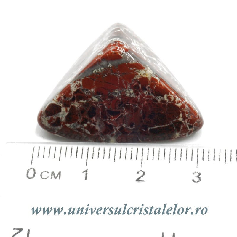 Jasp floare de mac piatra rulata