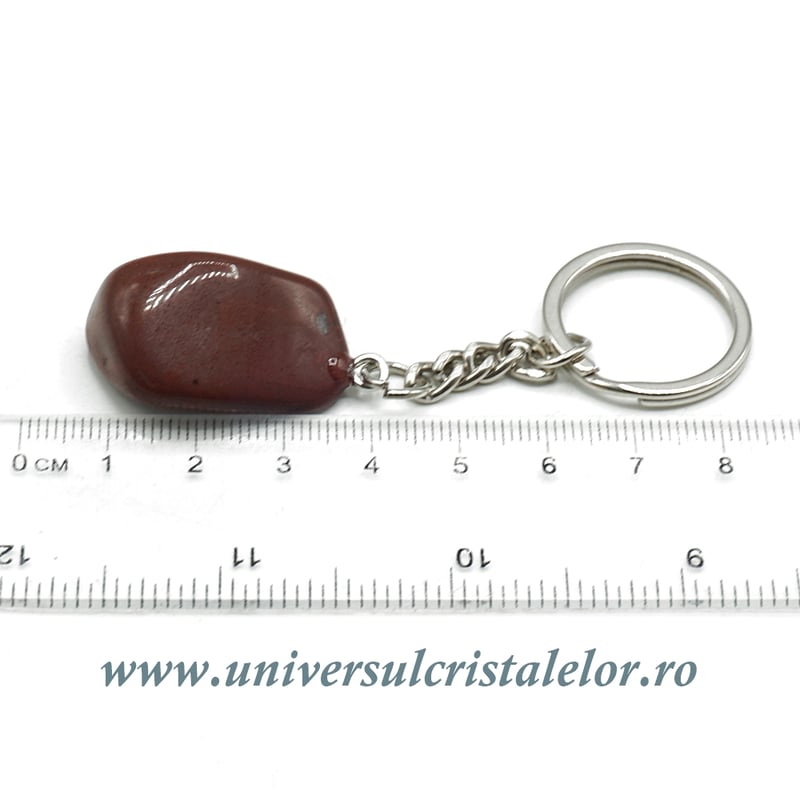 Breloc jasp rosu