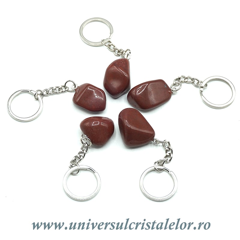 Breloc jasp rosu