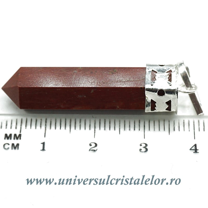 Pandantiv jasp varf slefuit