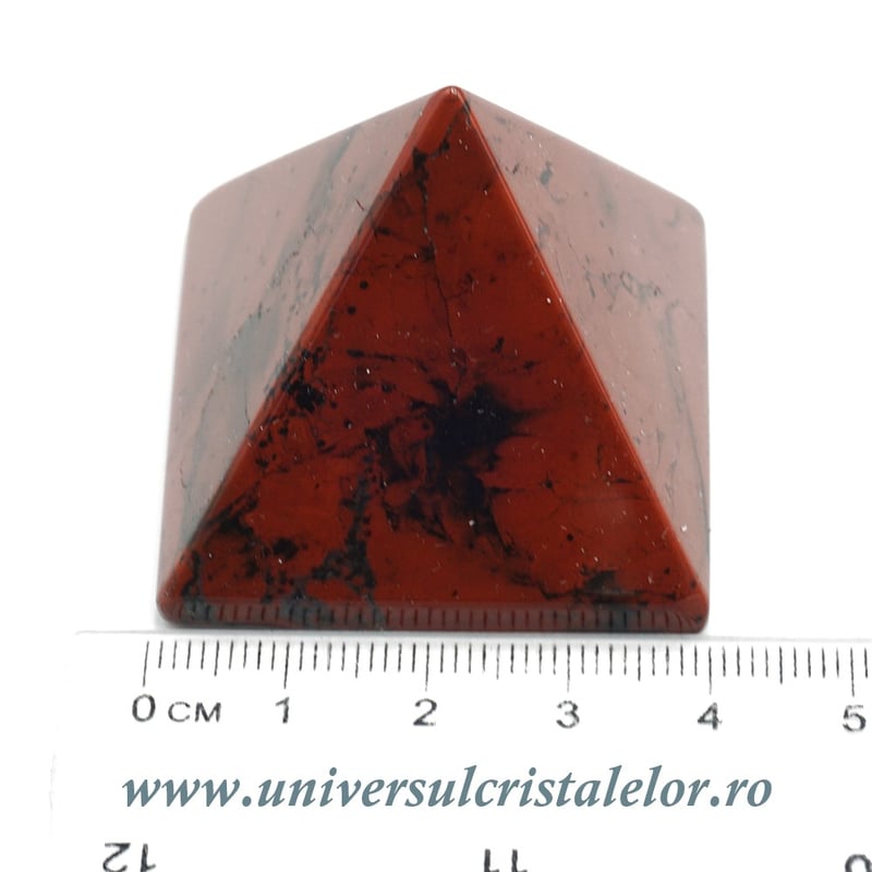 Piramida jasp rosu
