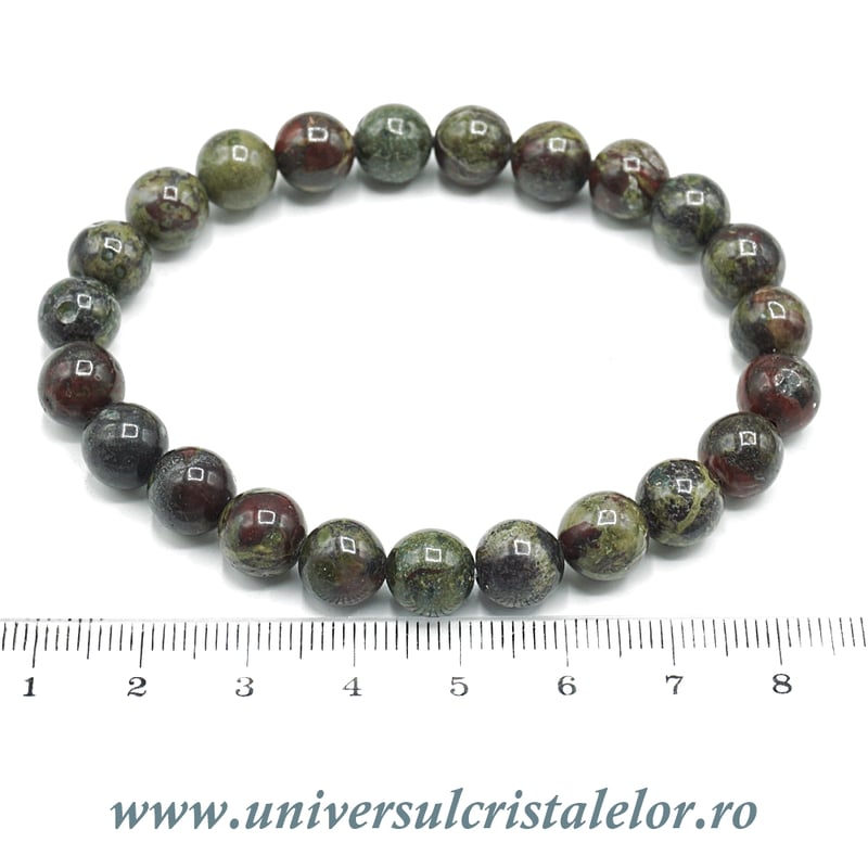 Bratara jasp heliotrop (piatra sangelui)