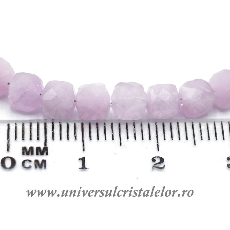 Bratara kunzit cub fatetat - 5 mm
