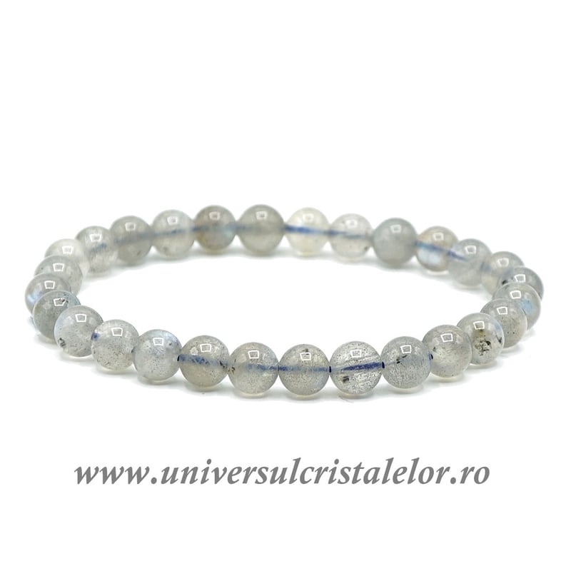 Bratara labradorit rotund - 6mm