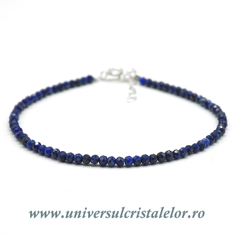 Bratara lapis lazuli fatetat