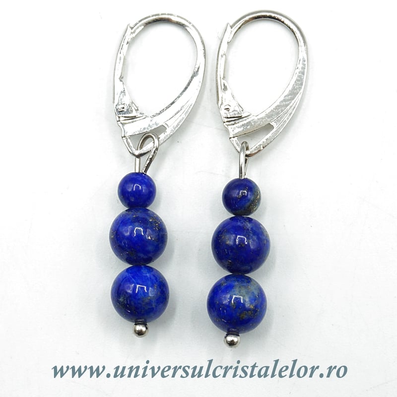 Cercei lapis lazuli