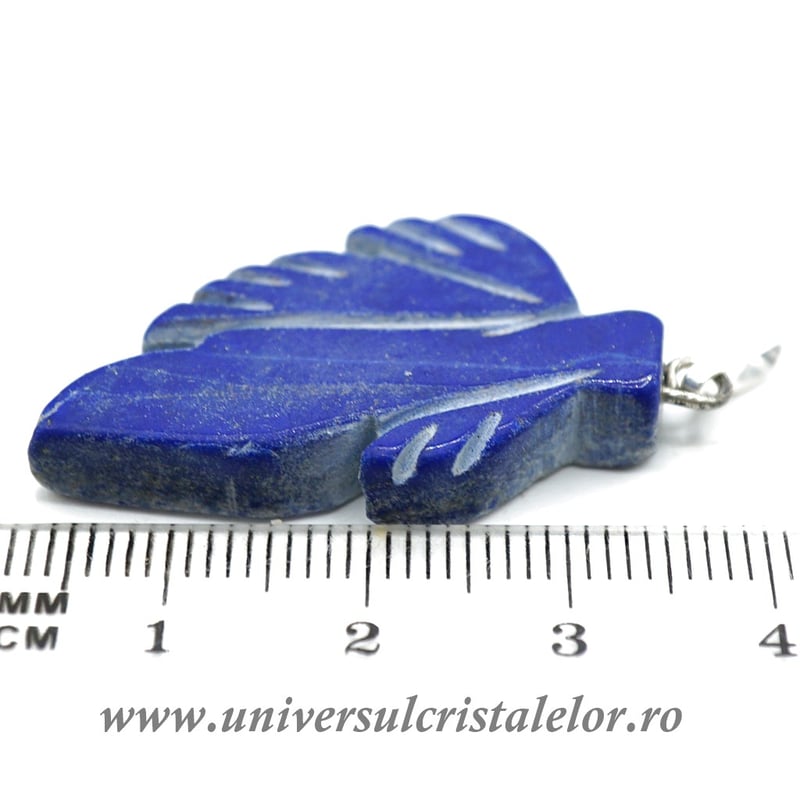 Pandantiv lapis lazuli frunza