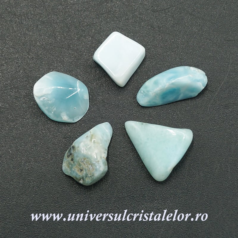 Larimar piatra rulata
