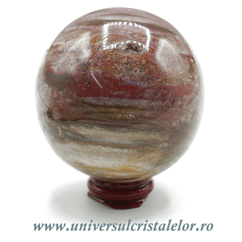 Sfera lemn pietrificat