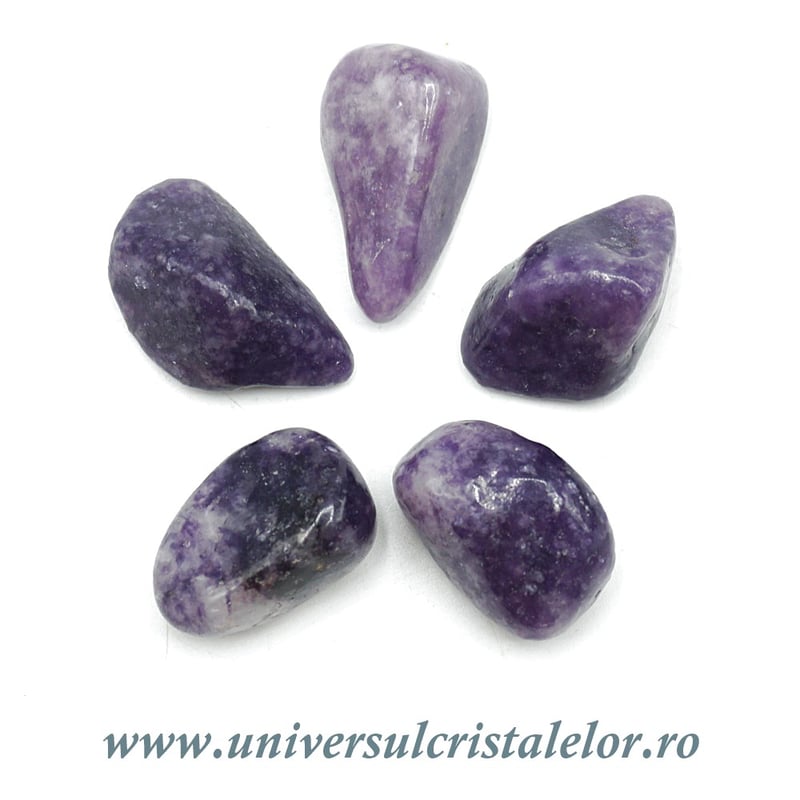 Lepidolit piatra rulata