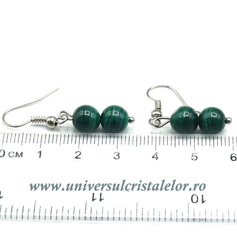 Cercei malachit