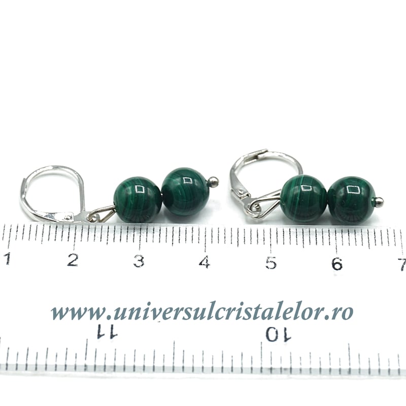 Cercei malachit
