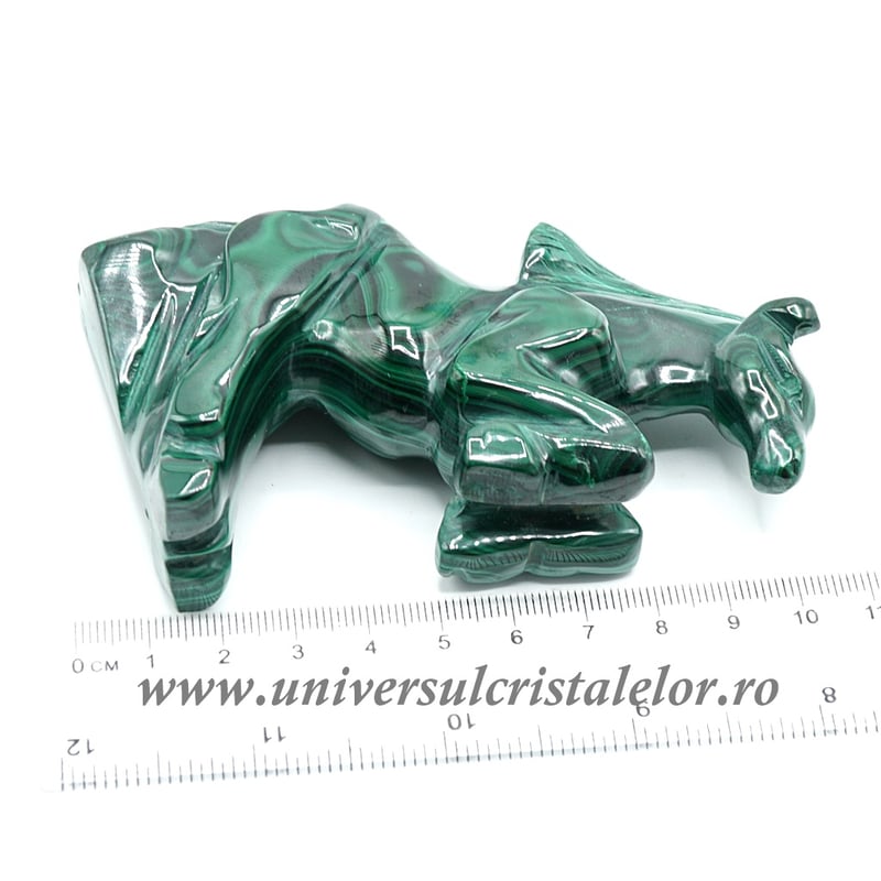Figurina malachit cal