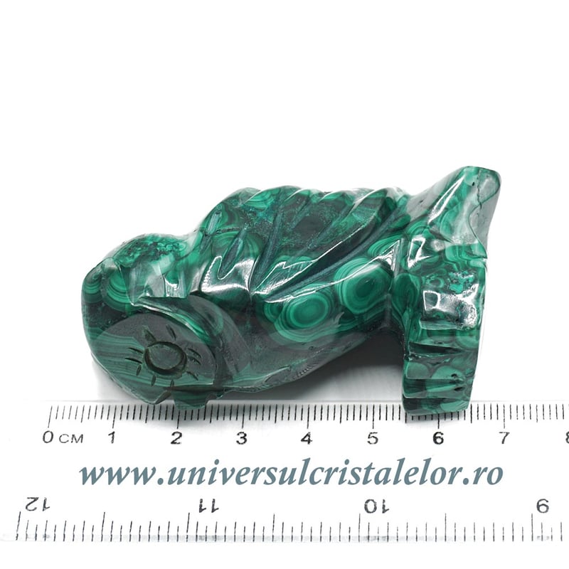 Figurina malachit bufnita