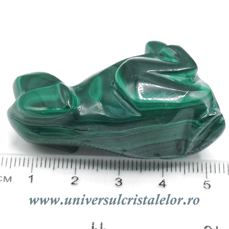 Figurina malachit caine