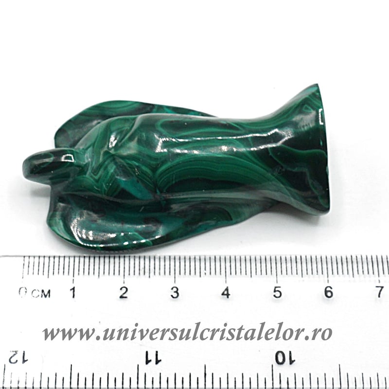 Figurina malachit inger