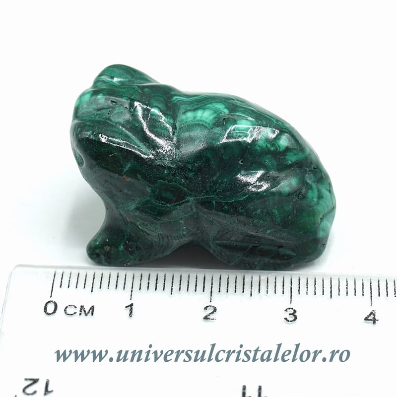 Figurina malachit broasca raioasa