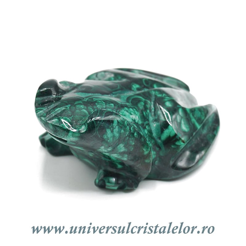 Figurina malachit broasca raioasa