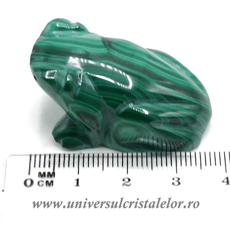 Figurina malachit broasca raioasa