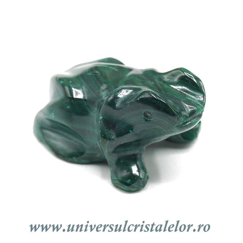Figurina malachit broasca raioasa