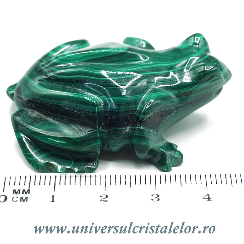 Figurina malachit broasca raioasa