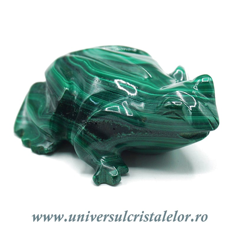 Figurina malachit broasca raioasa