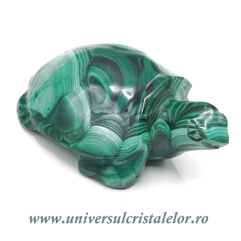 Figurina malachit broasca testoasa