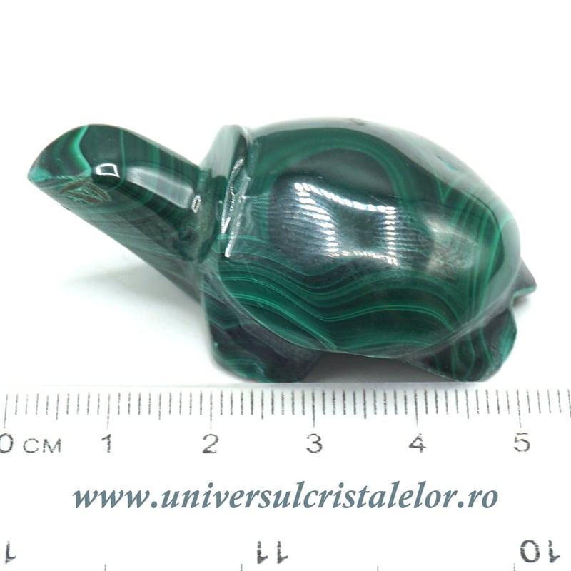 Figurina malachit broasca testoasa