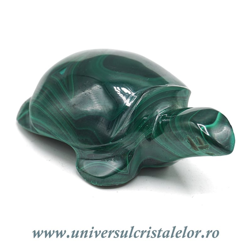 Figurina malachit broasca testoasa