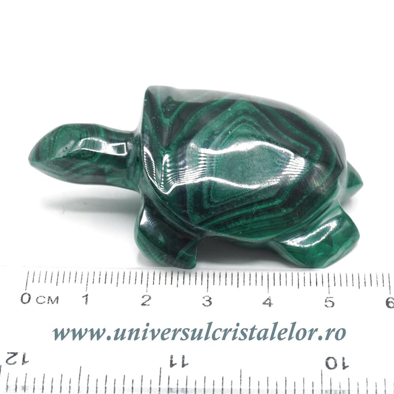 Figurina malachit broasca testoasa