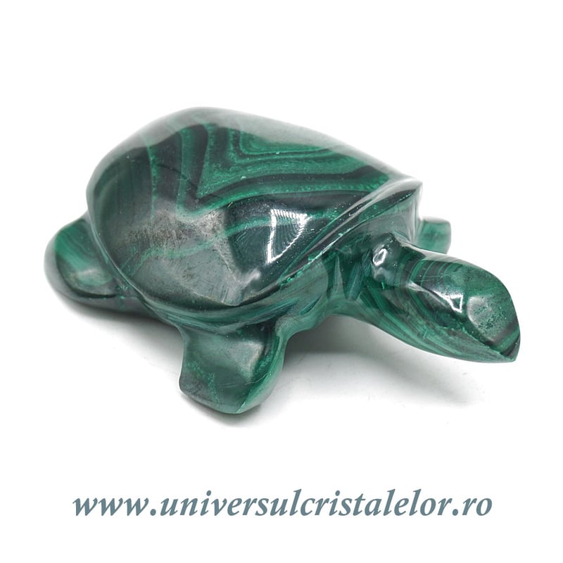 Figurina malachit broasca testoasa