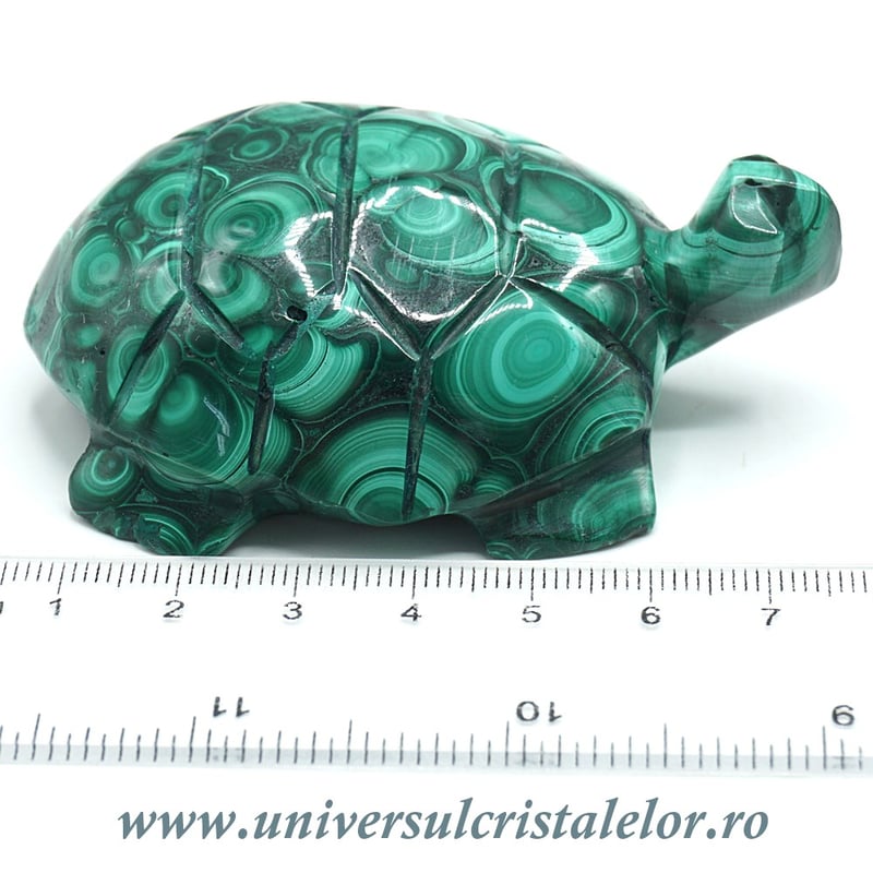 Figurina malachit broasca testoasa